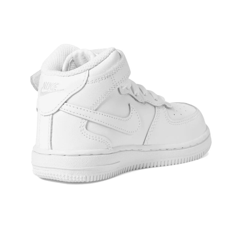Nike Air Force 1 Mid LE Sneakers Toddler US8 M White Basketball Shoes HTAT1299